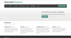 Desktop Screenshot of disposable-telephone.com