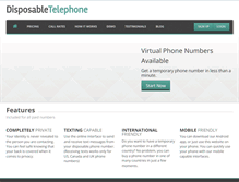 Tablet Screenshot of disposable-telephone.com